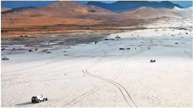 Vídeo: neve cobre deserto da Arábia Saudita pela primeira vez na história