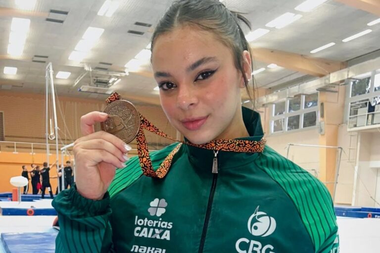 Jovem brasileira ganha primeiro bronze na Copa do Mundo de Ginástica