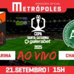Veja Santa Catarina e Chapecoense pela Copa Santa Catarina