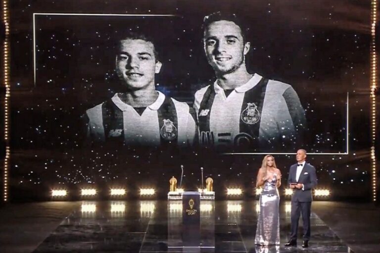 Bola de Ouro: portugueses Diogo Jota e André Silva são homenageados