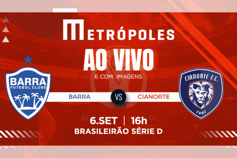 Série D: assista ao vivo e com imagens Barra-SC x Cianorte-PR