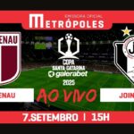 Copa Santa Catarina: assista a Blumenau x Joinville ao vivo