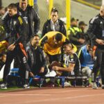 Atlético-MG informa situação de Cuello após forte torção. Confira