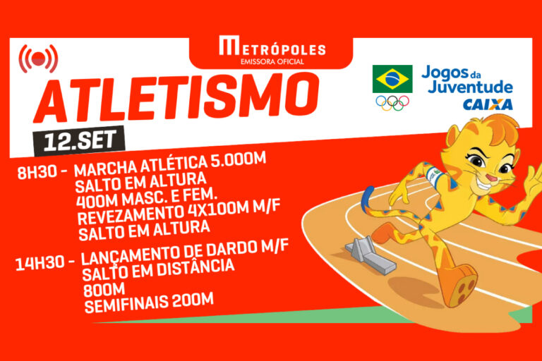Jogos da Juventude 2025: veja as disputas do atletismo