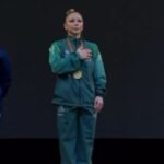 Flávia Saraiva é ouro na trave da Copa do Mundo de Ginástica