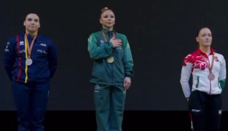 Flávia Saraiva é ouro na trave da Copa do Mundo de Ginástica