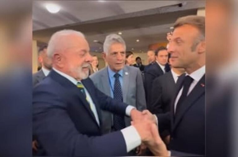 Após afagos de Trump, Lula ganha elogios de Macron: “Guerreiro”. Vídeo