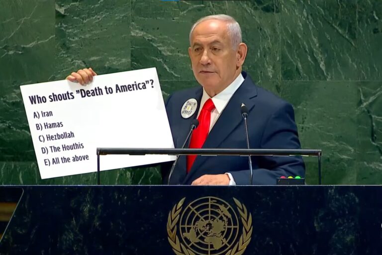 ‘Israel está lutando a luta de vocês’, diz Netanyahu