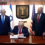 “Um grande e lindo dia”, diz Trump ao chegar no Parlamento de Israel