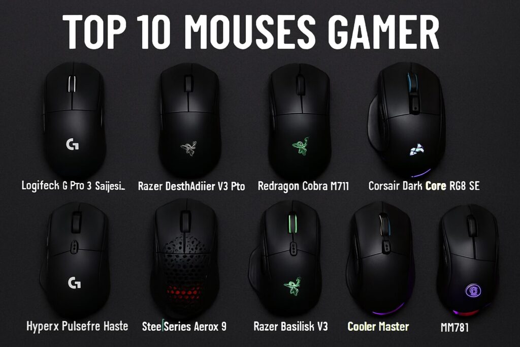Top 10 Mouses Gamer em 2026 (com preços no Brasil)
