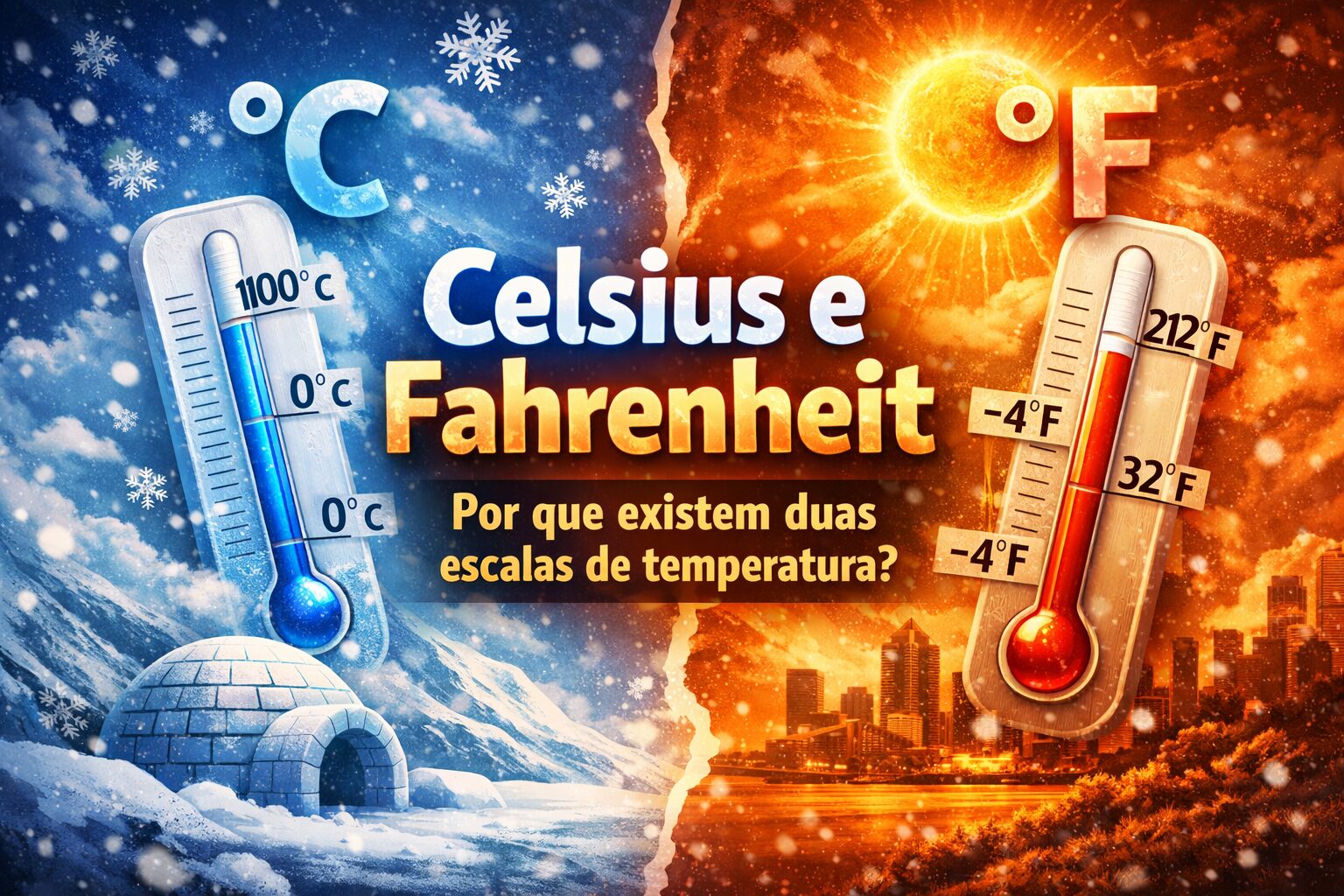 Celsius e Fahrenheit: por que existem duas escalas de temperatura?